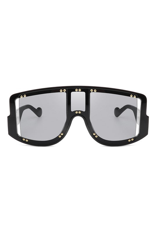 Fashionista Square Fashion Shield Visor Sunglasses