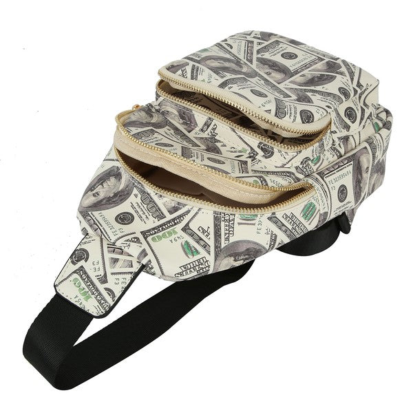 Fashionista 100 Dollar Bills Backpack