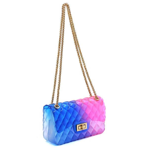 Fashionista Multi Color Jelly Shoulder Bag