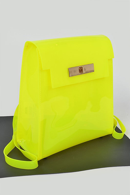 Cleared Transparent Iconic Backpack - xclsvafashion.com