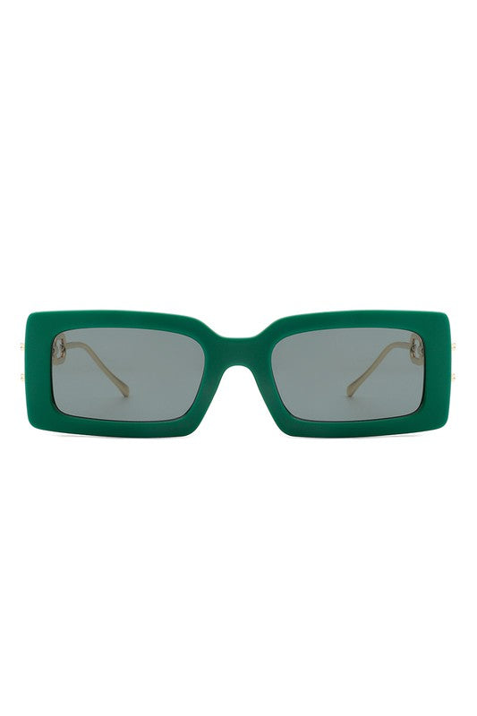 Flat Top Chain Link Design Sunglasses