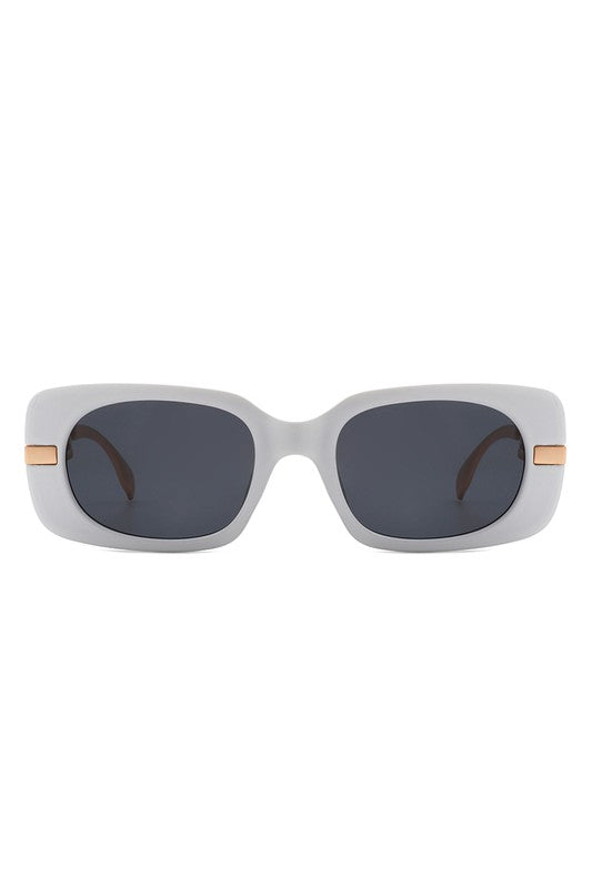 Square Chic Chain Link Design Fashion Sunglasses