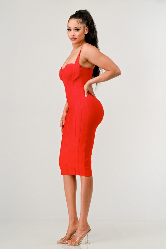 Fashionista Corset Bandage Dress