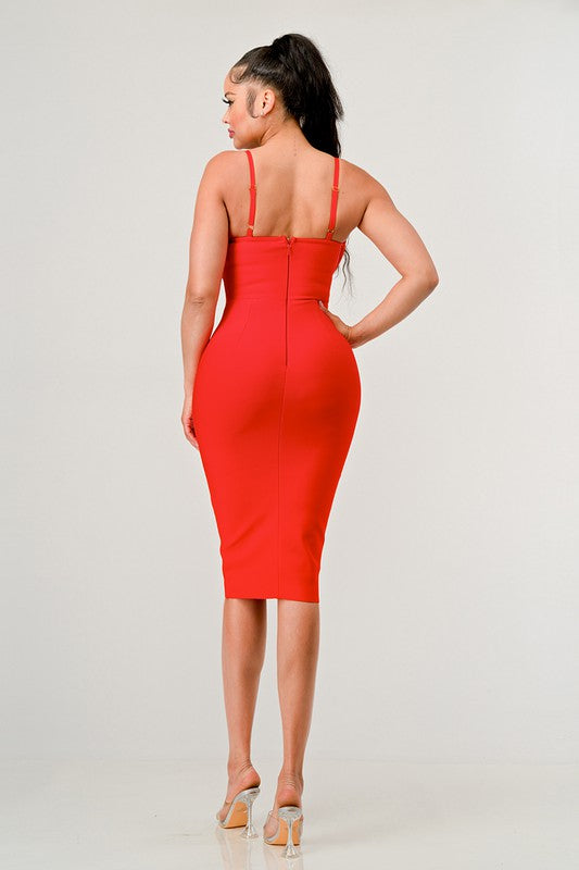 Fashionista Corset Bandage Dress