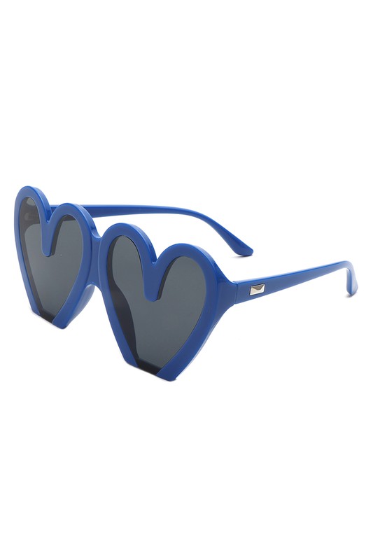 Heart Shaped Oversized Party Fashion Sunglasses