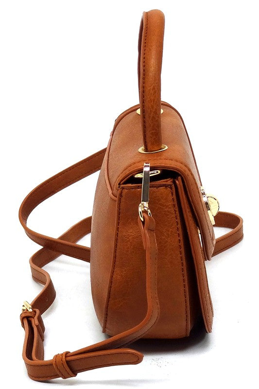 Fashion Flap Saddle Satchel