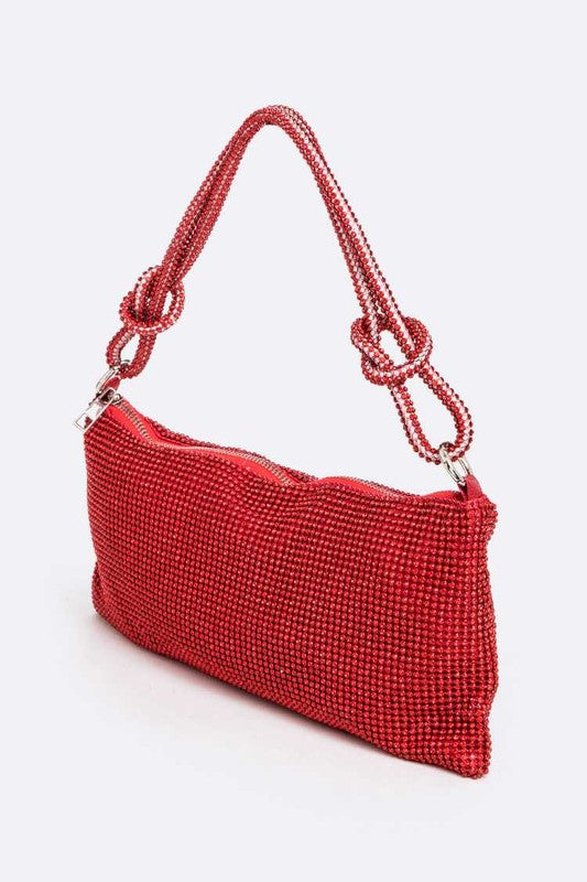 Fashionista Rhinestone Iconic Shoulder Bag