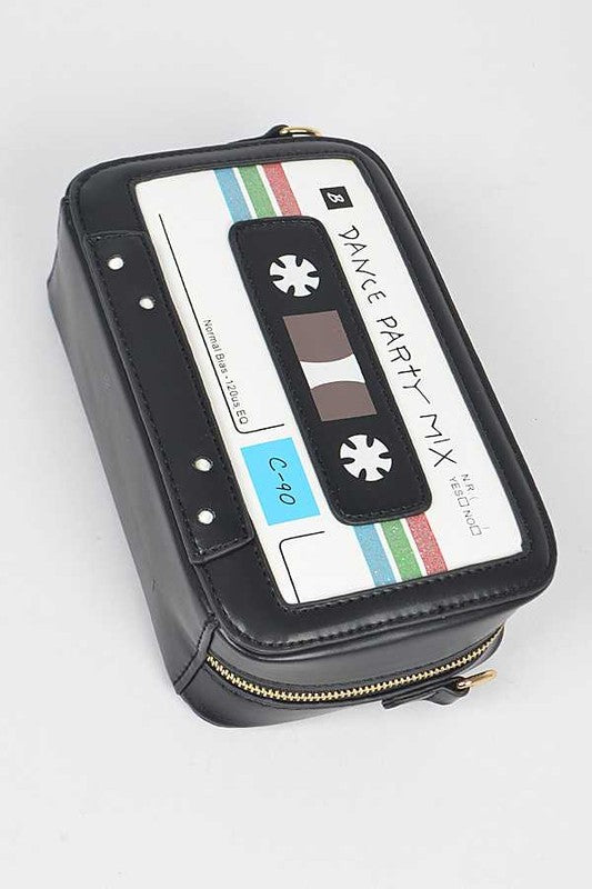 Fashionista Mix Tape Crossbody Bag