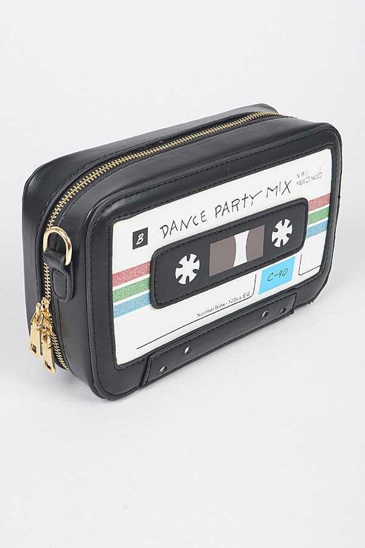 Fashionista Mix Tape Crossbody Bag