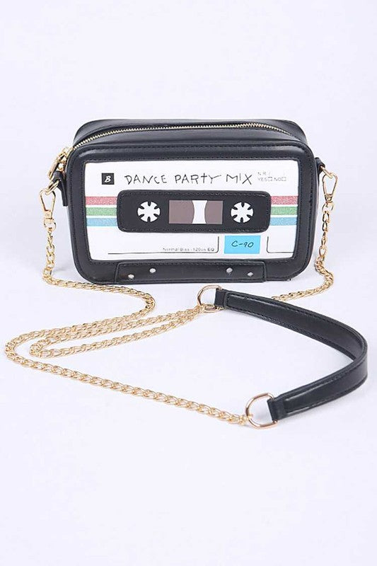 Fashionista Mix Tape Crossbody Bag