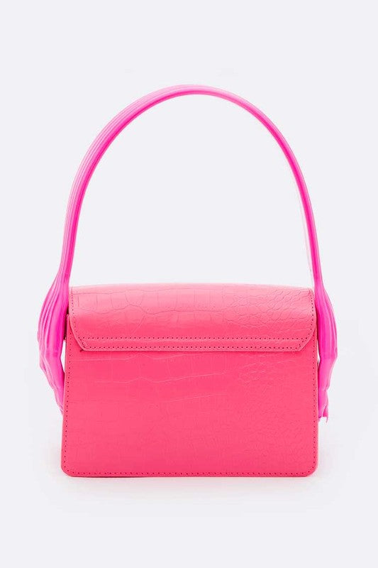 Fashionista Iconic Hand Jelly Handle Bag - xclsvafashion.com