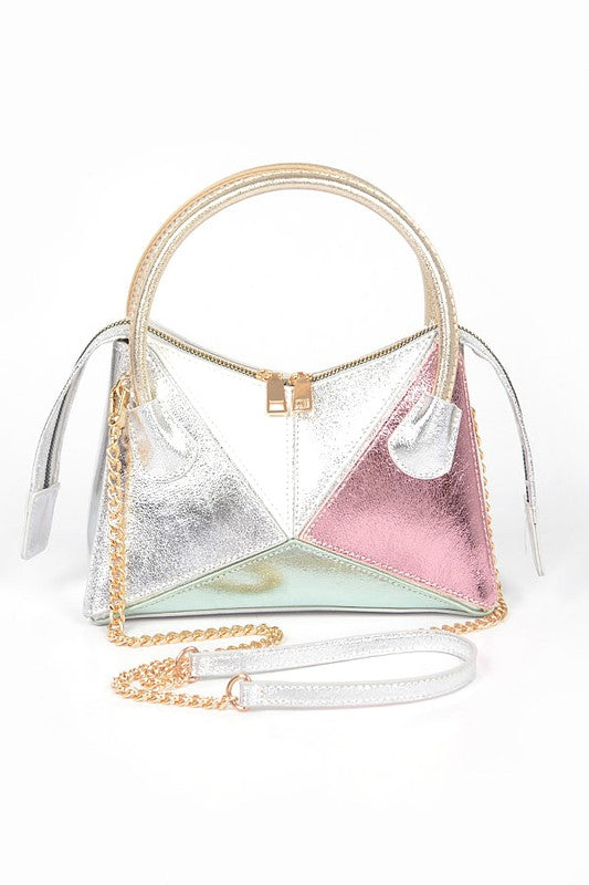 Fashionista Metallic Vintage Swing Bag