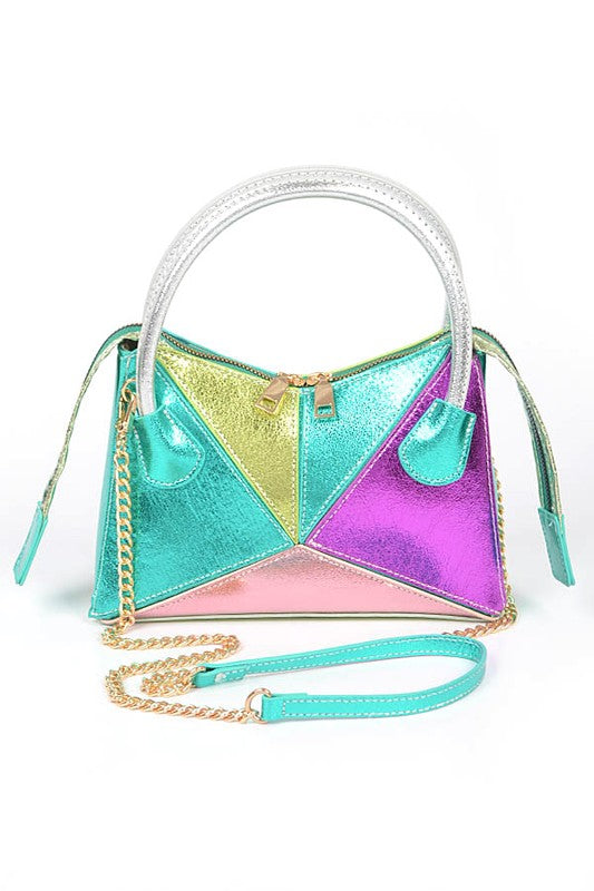 Fashionista Metallic Vintage Swing Bag