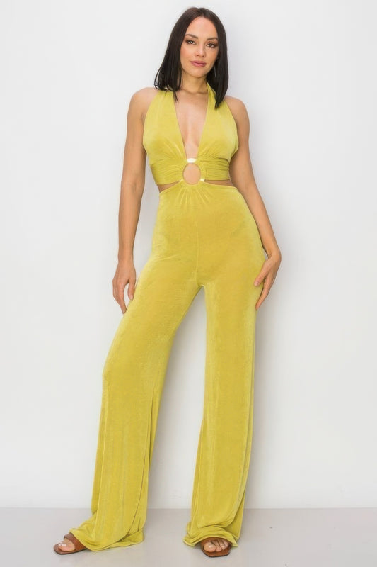 Fashionista Slinky Wide Legs Jumpsuit