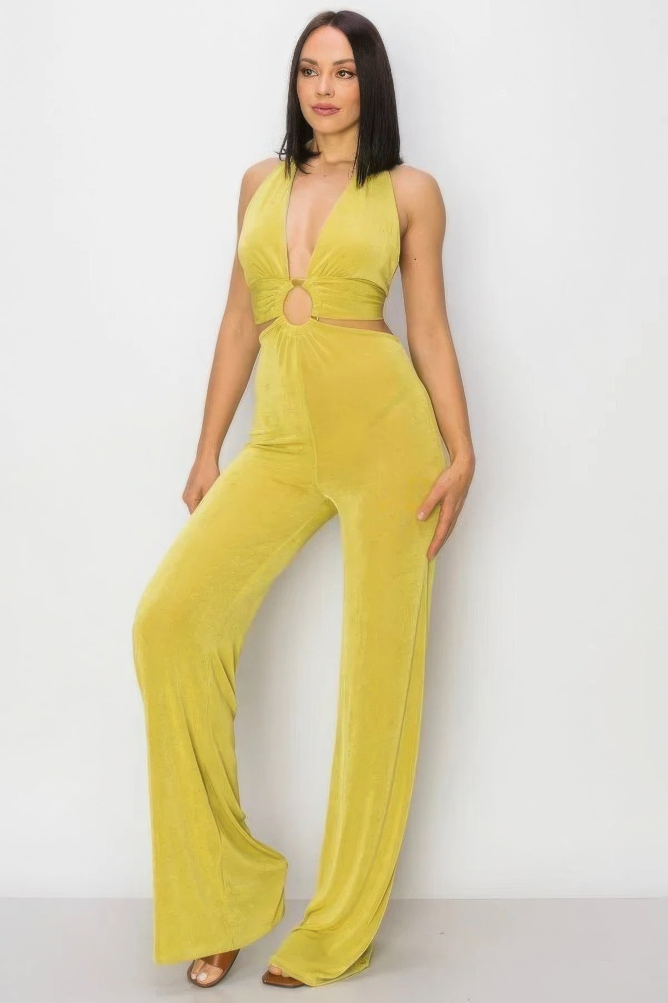 Fashionista Slinky Wide Legs Jumpsuit