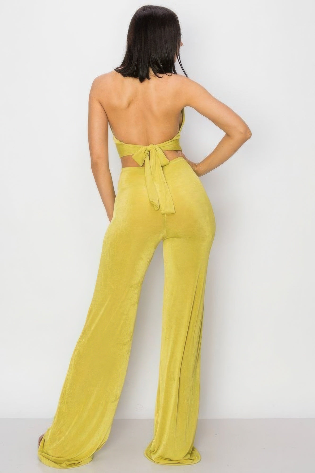 Fashionista Slinky Wide Legs Jumpsuit