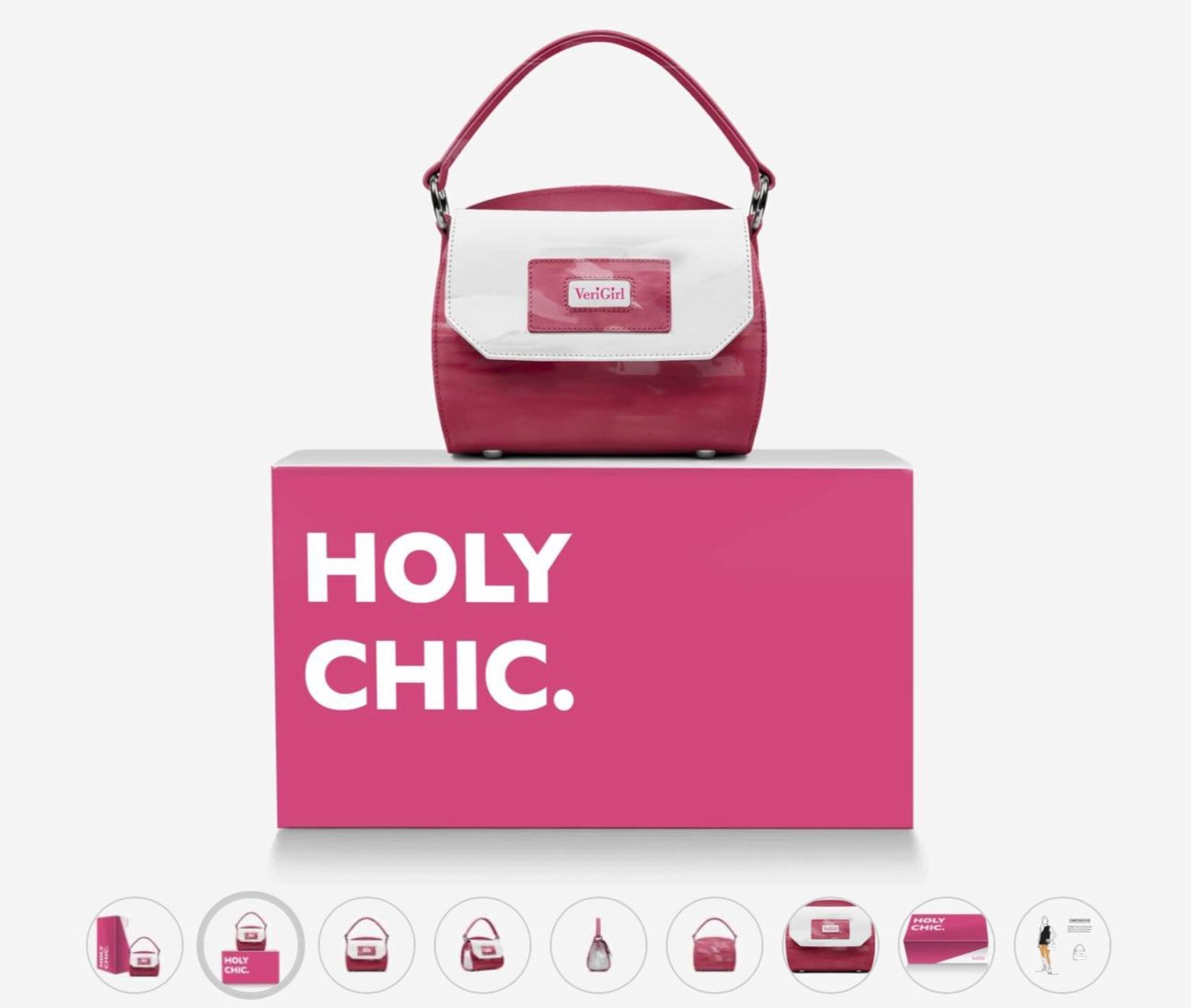 VeriGirl Pink Luxe Fashion Bag