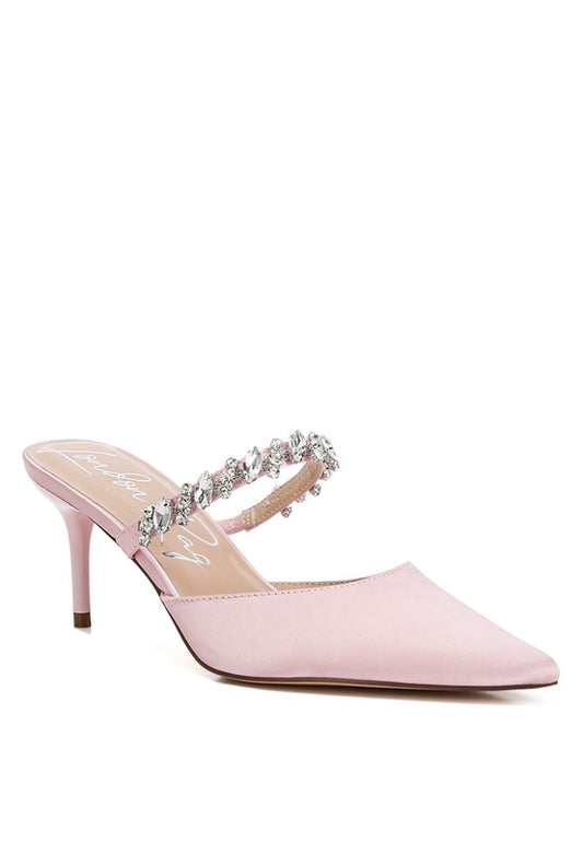 Fashionista Diamante Stiletto Sandals