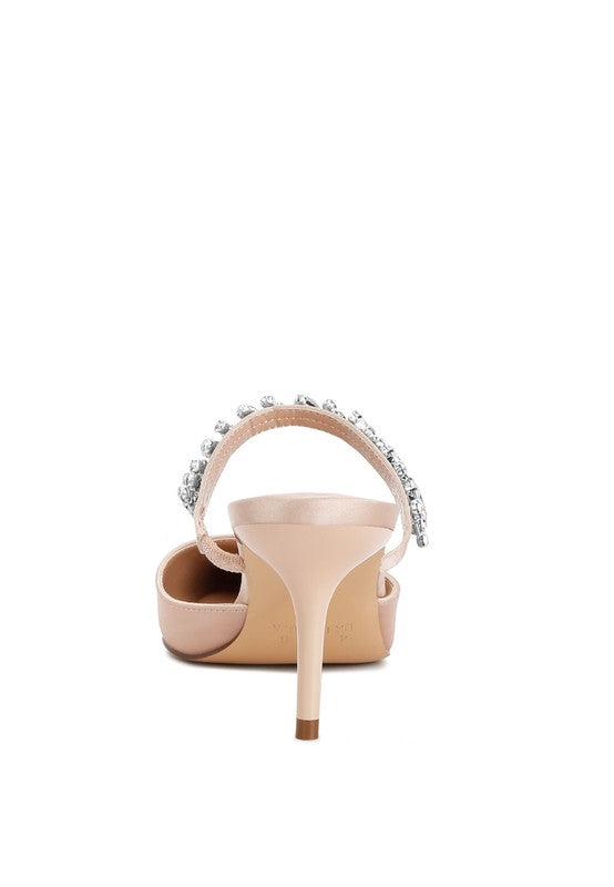 Fashionista Diamante Stiletto Sandals