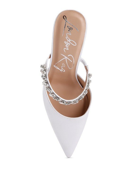 Fashionista Diamante Stiletto Sandals