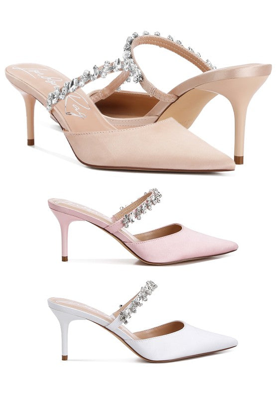 Fashionista Diamante Stiletto Sandals