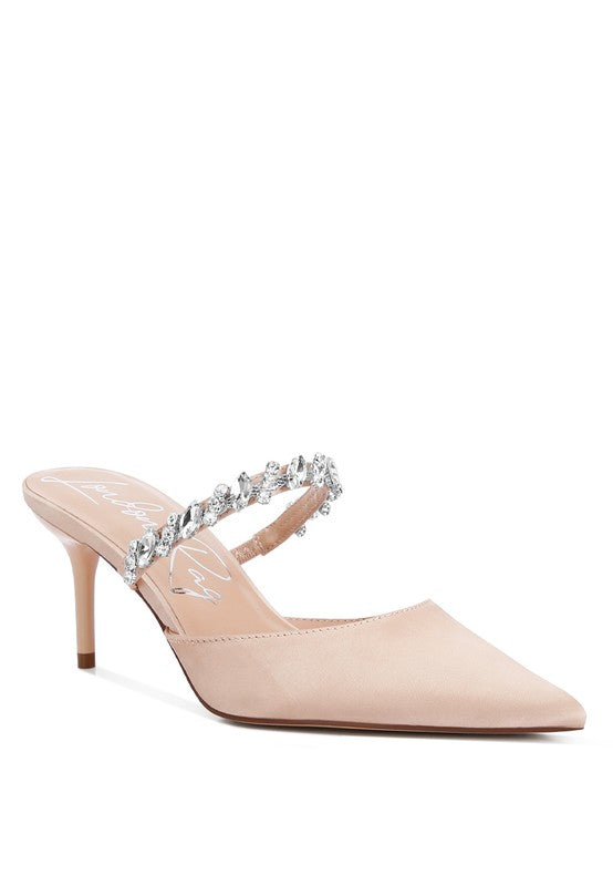 Fashionista Diamante Stiletto Sandals