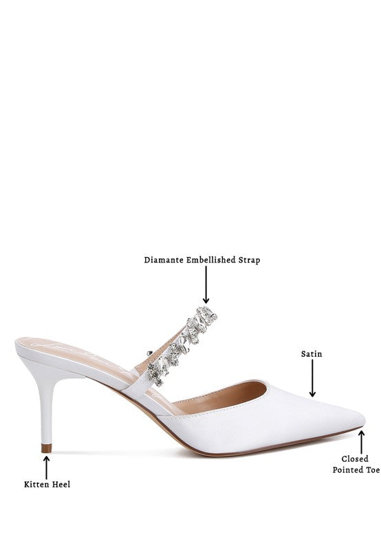 Fashionista Diamante Stiletto Sandals