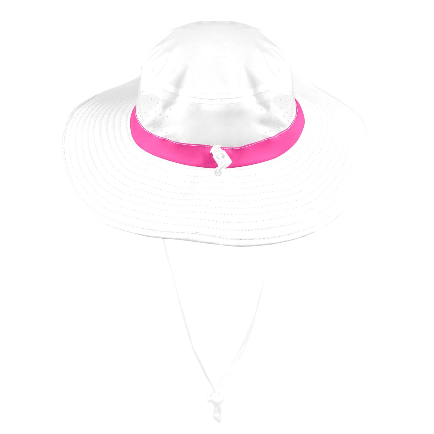 VeriGirl Brim White Bucket Hat
