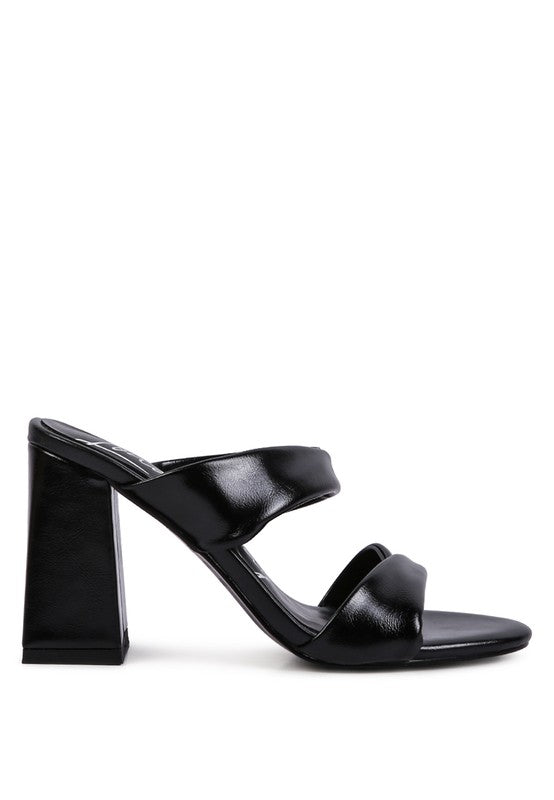 HOT MESS HIGH HEELED BLOCK SANDAL - xclsvafashion.com