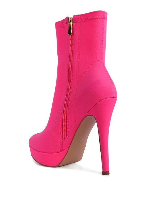 xclsvafashion.com Fashionista High Heeled Lycra Ankle Boot xclsvafashion.com SHOES SHOESBOOTS