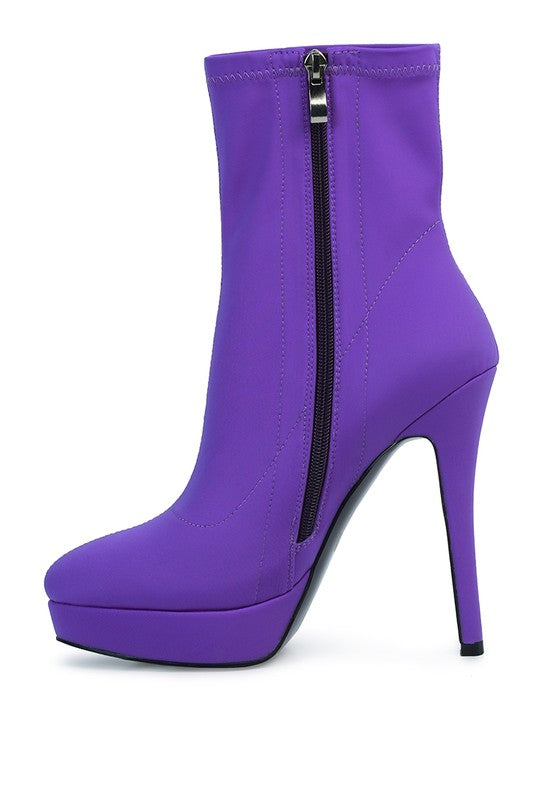 xclsvafashion.com Fashionista High Heeled Lycra Ankle Boot xclsvafashion.com SHOES SHOESBOOTS