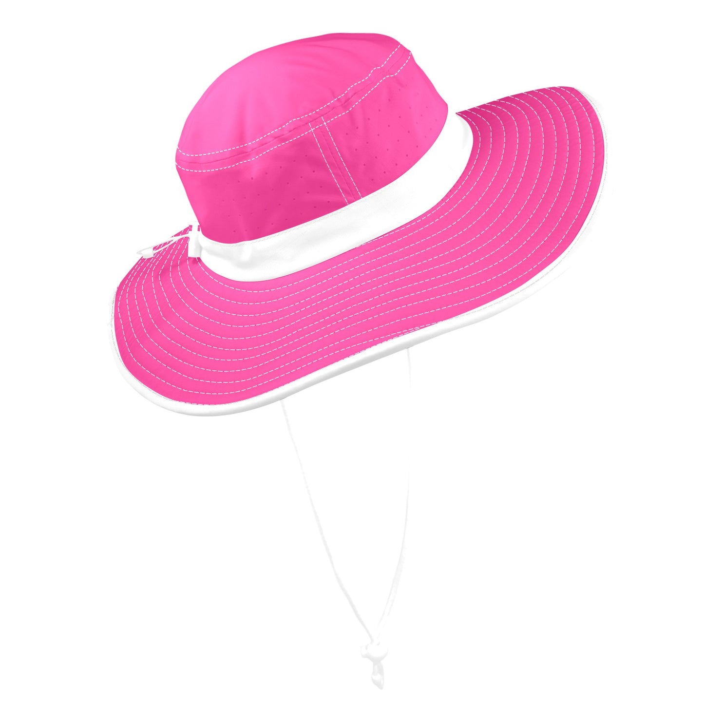 VG  Brim Pink Bucket Hat