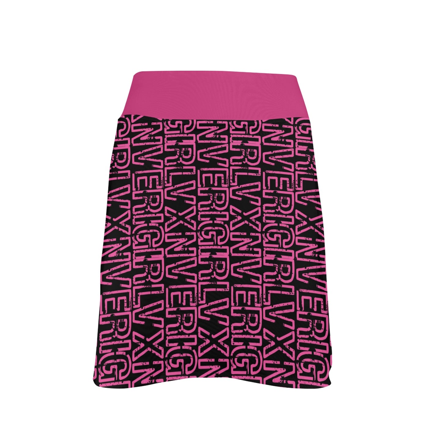 VGVXN Tennis Black and Pink Skirt