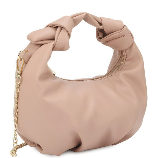 Fashionista Round Handle Zipper Bag