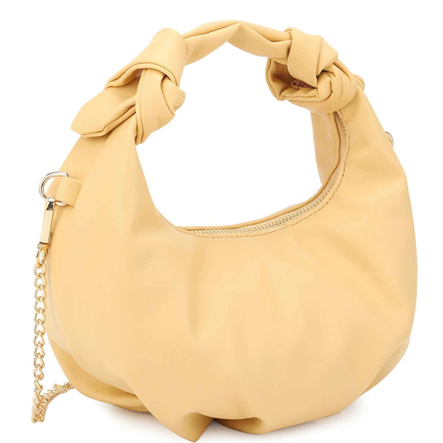 Fashionista Round Handle Zipper Bag