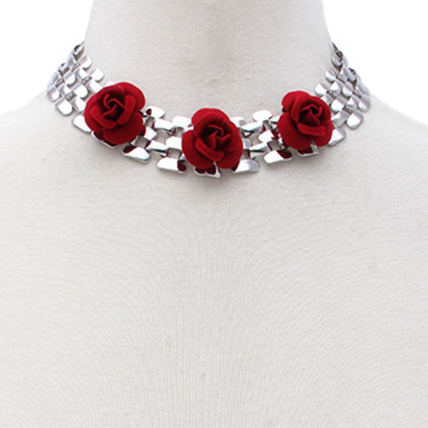 Fashionista Flower Metal Necklace