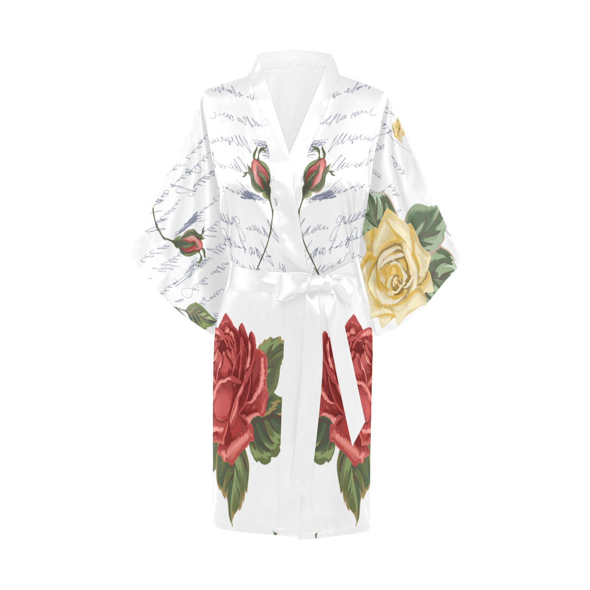 VG Floral Short Kimono Robe XCLSVAFASHION