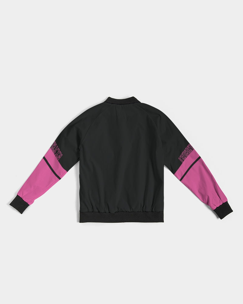 VGVXN Pink and Black Bomber Jacket