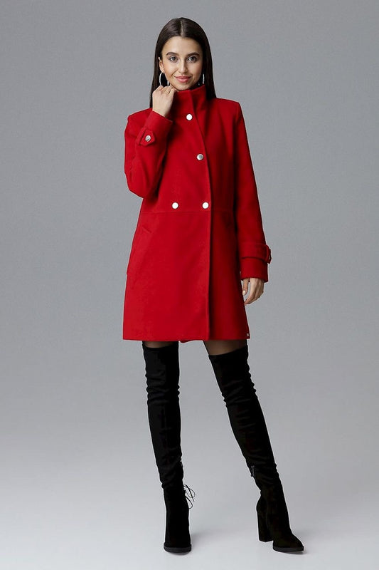 Fashionista Classic Red Coat