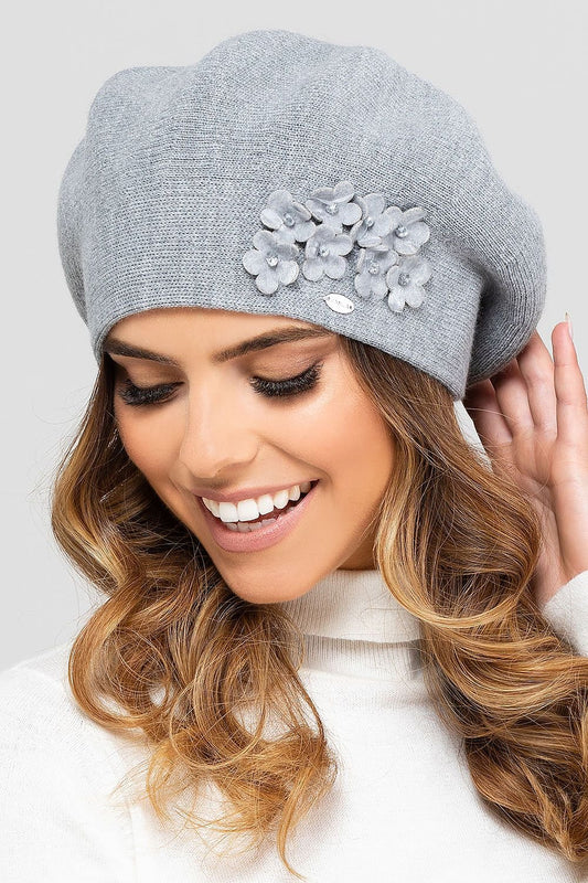 Fashionista Floral Beads Beret