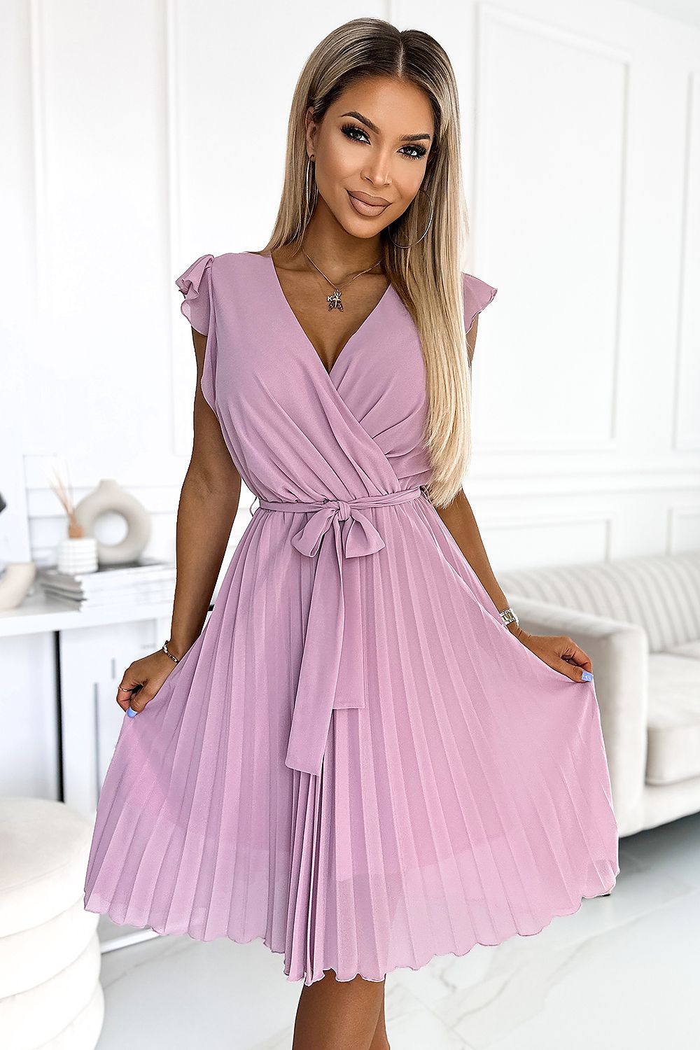 Fashionista Dirty Pink Cocktail Dress