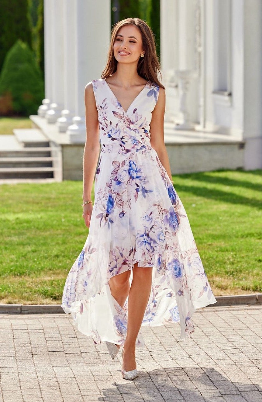Fashionista Floral Print Maxi Dress