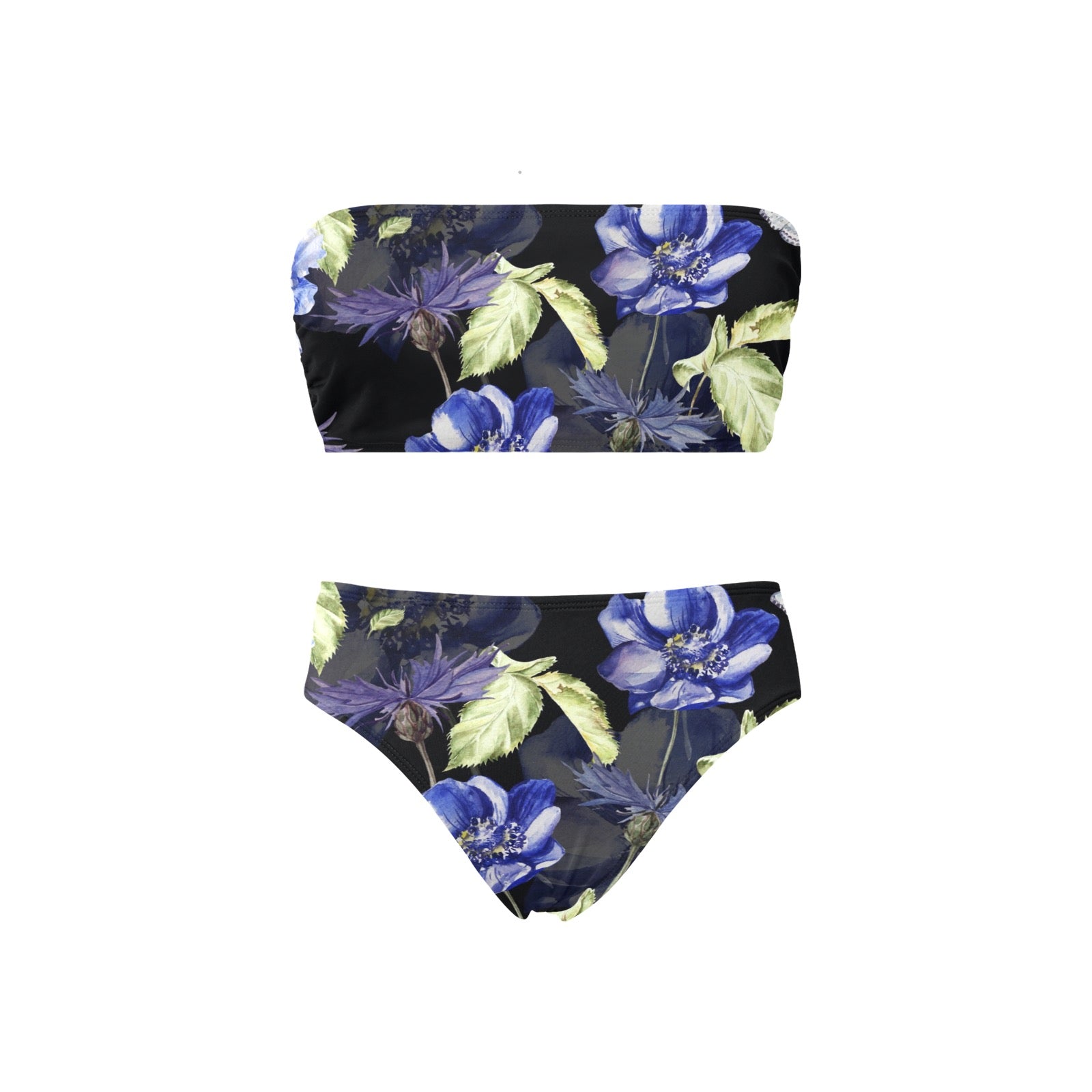 VG Purple Chest Wrap Bikini Swimsuit XCLSVAFASHION